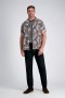  Haggar Casual Shirts | Lyhythihainen Camp-paita Ruskea - Miehet