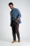  Haggar Khaki-housut | Iron Free Premium Solid 5-Pocket Housut Espresso - Miehet