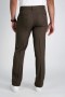 Pantalon habillé Haggar | Pantalon Cool 18® Pro Heather marron chiné - Homme
