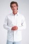 Chemises habillées Haggar | Chemise habillée confort premium - Blanche et bleue - Homme