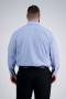  Chemises habillées Haggar | Chemise habillée grande taille Smart Wash® - Indigo - Homme