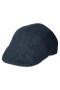 Casquette Haggar | Casquette plate bleue à couture centrale en chevrons brossés - Homme