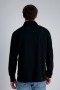  Haggar Outerwear | Pro Football Hall Of Fame X Haggar – Pull côtelé à manches longues et fermeture éclair 1/4 noir - Homme