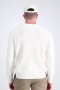  Pulls Haggar | Pull col rond manches longues blanc hiver - Homme