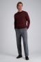  Pulls Haggar | Pull col V manches longues Sangria - Homme
