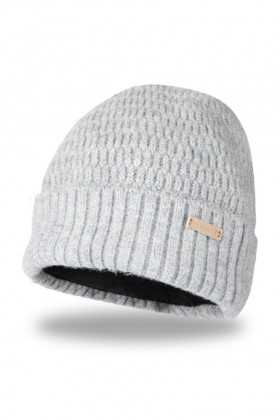  Bonnet Haggar Headwear | Bonnet à torsades micro-câblées chiné Graphite - Homme