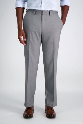  Haggar Suits | Pantalon de costume gris performant pour les voyages - Homme
