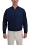  Haggar Tops | Bomberjacke aus Stretch-Gabardine mit durchgehendem Reißverschluss, marineblau - Herren