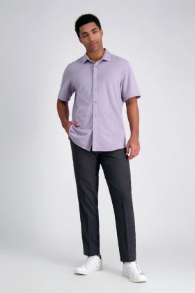 Haggar Freizeithose | Cool Right® Performance Flex Hose Anthrazit - Herren