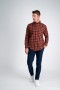  Πουκάμισα Haggar Casual | Πουκάμισο Gingham Woven Potters Clay - Άνδρες