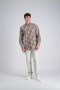  Haggar Tops | Πουκάμισο με μακριά μανίκια από βαμβακερό καρό σε χρώμα μόκα - Άνδρες