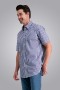 Haggar Tops | Καρό πουκάμισο με κουμπιά και μπλε σκούρο - Άνδρες