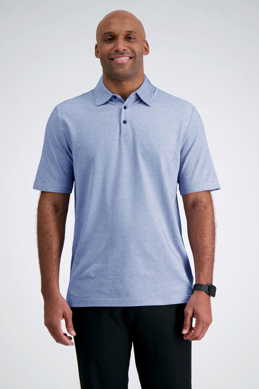 Haggar Polos | 2-Color Pique Polo Blue - Men